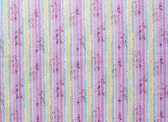 Disney Love MINNIE MOUSE STRIPE Fabric Pastels 2020 Pink Purple Yellow BTY