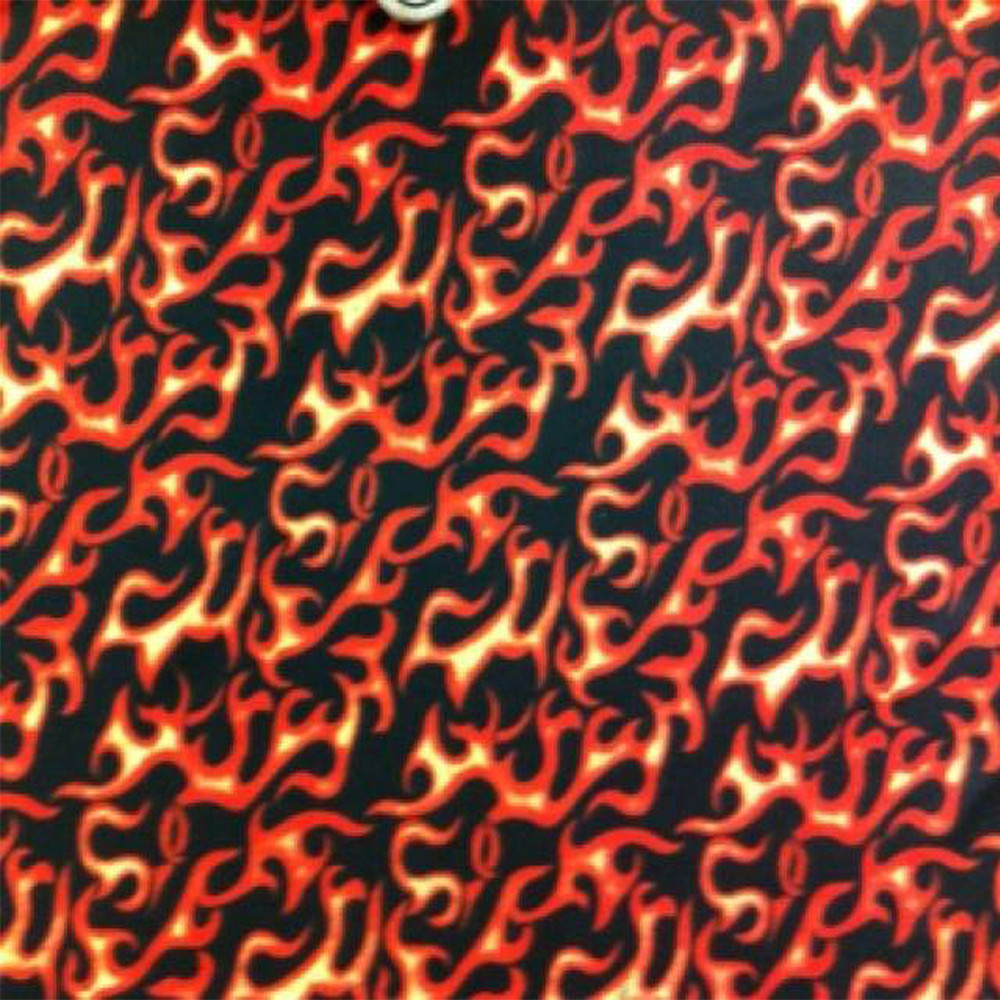 Flames Print Fleece Fabric – 60″ Wide – Sold by The Yard & Bolt