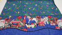 VTG ’96 Hi-Fashion Fabrics Border Timeless Treasures Christmas Toyland 3yds x 44