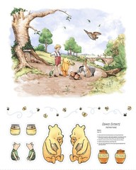 Studio E – Classic Winnie – 46.5″ X60″ Pooh And Friends Panel W/Stuffies – Minky