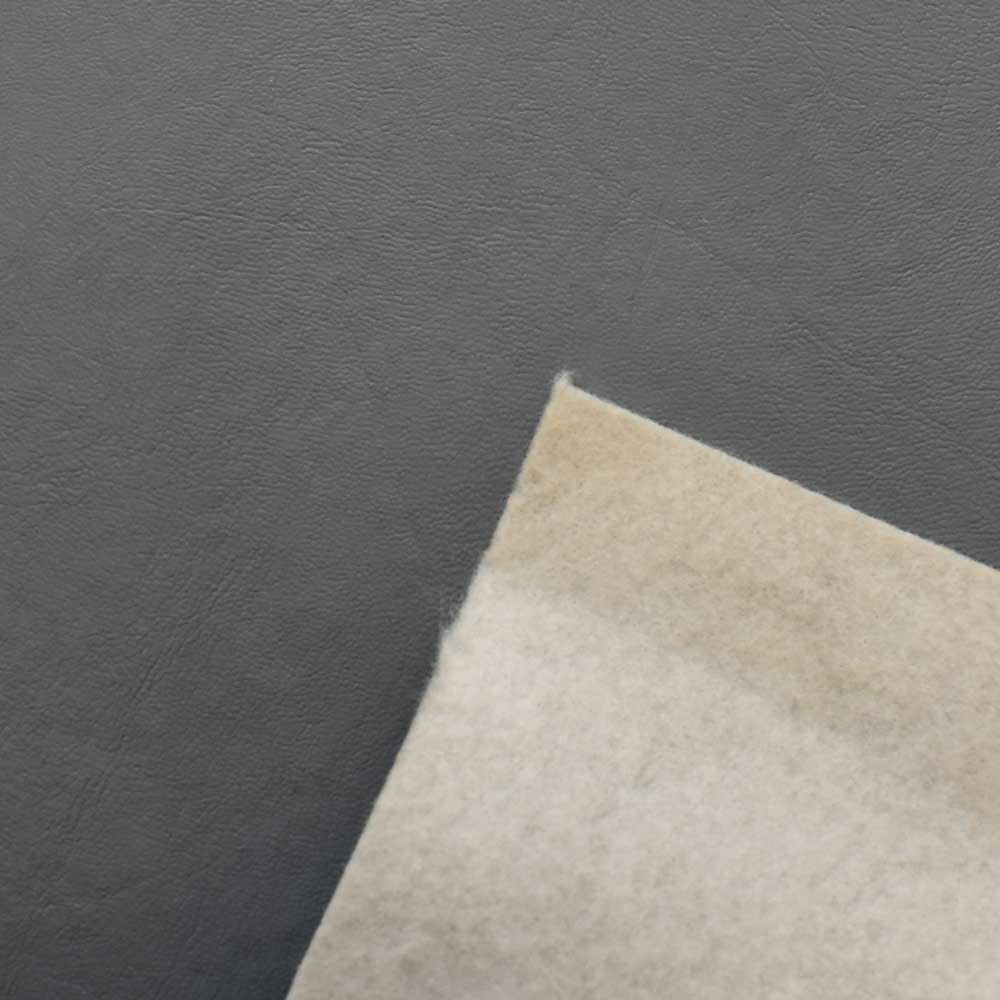 Boat Fuzzy Back Vinyl | Faux Leather Gray Blue 54 Inch (YD)
