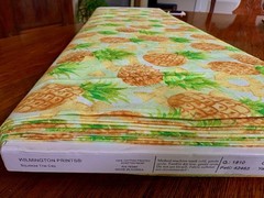 WILMINGTON PRINTS SQUEEZE THE DAY FABRIC BY CYNTHIA COULTER PINEAPPLE