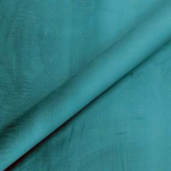 Teal Modern Solid Velvet Fabric 54″