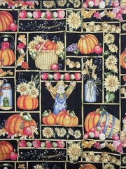 Fall Harvest Fabric Marcus Brothers Textiles Cotton 44″ 3/4 Yard