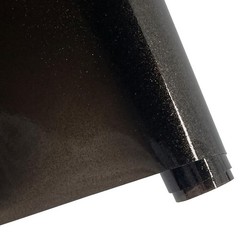 ONEART | Gray Transparent Glitter Vinyl Roll, 0.7 mm Solid Clear PVC Jelly Vi…