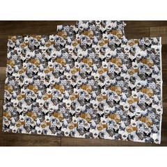 David Textiles Cat Print Cotton Fabric Remnant Photorealistic Kittens 42×28