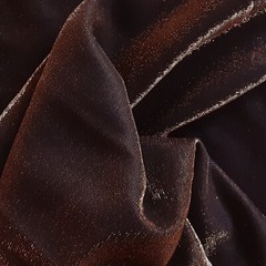 56″ x 58″ Copper Iridescent Metallic Knit Stretch Rayon Fabric Remnant