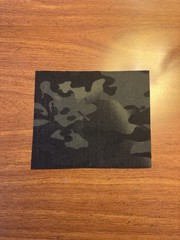 Camo Wrap Gear Aid MULTICAM BLACK 500d Cordura- 3M Adhesive SMALL (5×6)
