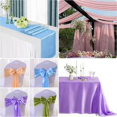 Satin Fabric by the Yard Charmeuse Satin Fabric 60 Inch Wide for Wedding Dress,