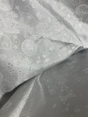 SILK Light Gray FABRIC 4 Yards x 22 Inches Wide or 144 Inches x 22 Wide