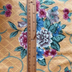 Fabric Weavetex 1 yard X 43” Floral Vintage Sewing Quilting Apparel Cotton #2B24