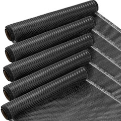 Rollos de tela de fibra de carbono para refuerzo estructural en autos y paredes