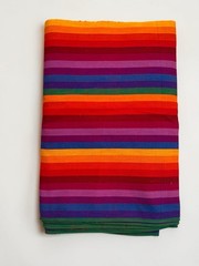 5yds Fabric – Rainbow / Stripes