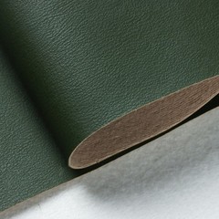 1 Yard Marine Vinyl Faux Leather Upholstery Fabric Sheets Dark Green Sofa