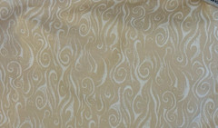 Golden Yellow Quilter’s Cotton Fabric 3.5 Yds Swirls Sewing Crafting Earth Tones