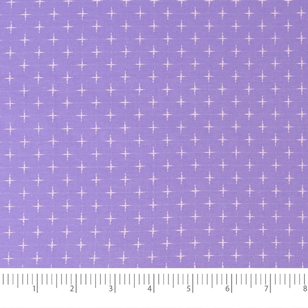 Singer Fabric, 100% Cotton, Embroidery Cut by The Yard, Purple
