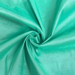 Irene AQUAMARINE Stretch Taffeta Fabric for Gowns, Bridal Wear, Home Decor, Lin