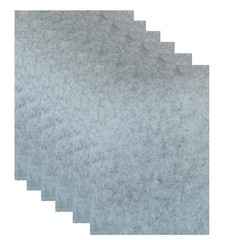 6 PCS 8×12 Inch Felt Sheets 2mm Thick Grey Fabric Paper For Crafts Sewing