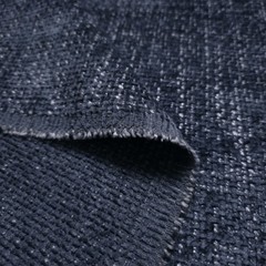 Rustic Blue Boucle 54″ By The Yard Solid Heavy Textured Upholstery Fabric