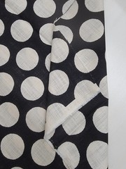 ORIMONO – Large Offset Dot by Sevenberry – Black ,1/4 yard