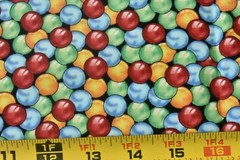 By 1/2 Yd, Red Gold Blue Green Marbles Quilt Cotton/Avlyn/Boys will be Boys,6466