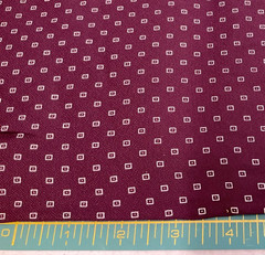 DEEP MAROON BLOUSE WEIGHT POLYESTER, 60″ W– 1 3/8 YARDS