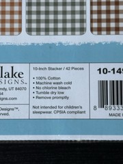 RILEY BLAKE Layer Cake – 42 10” Squares PUMPKIN SPICE By Simple Simon & Company