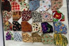 Quilting Fabric Squares 2.5″ Set of 297 Assorted Patterns Colors