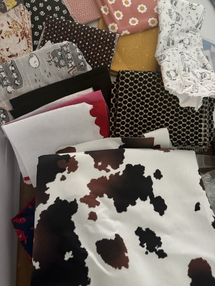 Lot Of Felt Fabrics Assorted Colors & Sizes