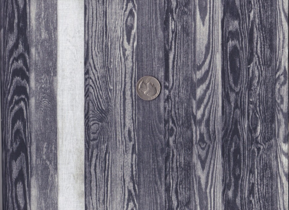 Scrap/Remnant of Fabric 9X21 for Crafts, Quilting, Gray Barn Wood