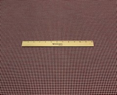 PREMIER PRINTS SQUARES BURGUNDY RED CHECKER FURNITURE FABRIC BY THE YARD 57″W