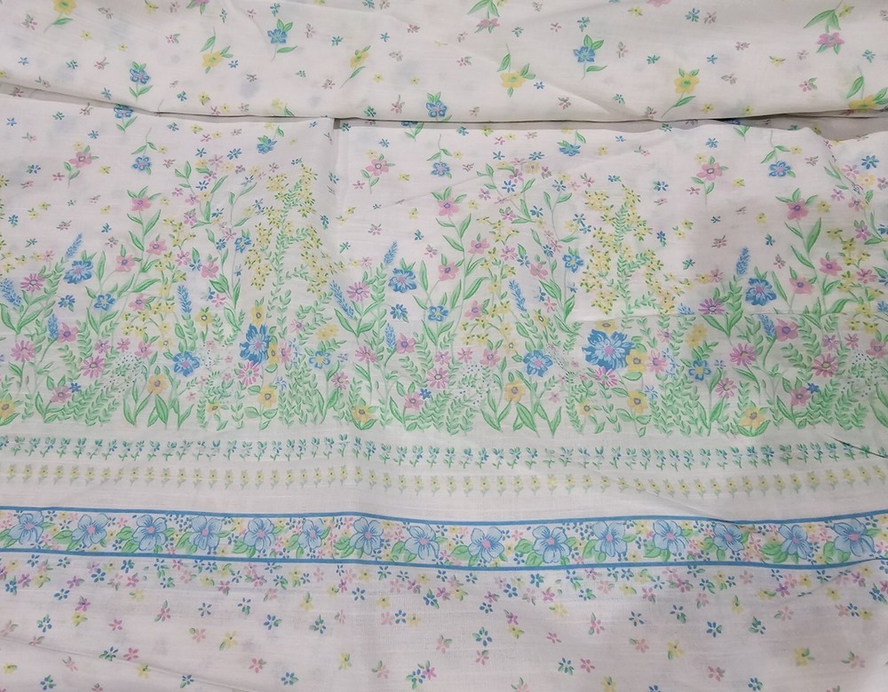 Reflections Vintage Fabric FLORAL #3183 Spring Easter Colors 44″x132″