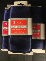 6 Yards Satin Fabric 100% Polyester Fabric Each 2 Yard Piece is 72” x 60”