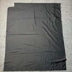 Unbranded Black Fabric Textile Material Crafting Piece 39″x43″ DAMAGED / AS IS