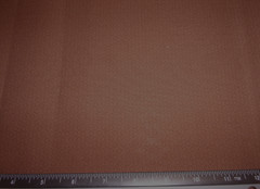 REMNANT OF DARK BROWN FABRIC WITH SMALL CIRCLE DESIGN, COTTON – 30″ X 44″