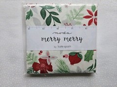 Moda Merry Merry by Kate Spain charm pack rare new 42 5″ Christmas winter