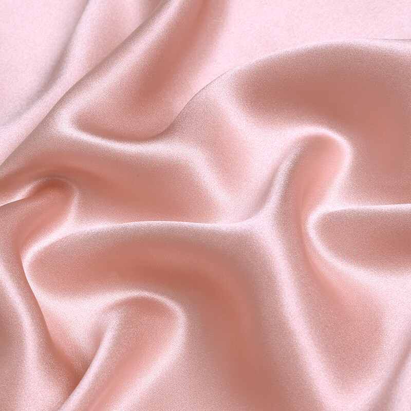 Pale Blush 100% Pure Mulberry Silk Fabric by the Yard