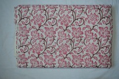 2 Yard Hand Block Print Floral Fabric 100%Cotton NO TARRIF CHARGES 100%✅ZK_211