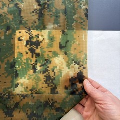 47 Yd roll, Camo Ripstop, 68”/ 1.5 oz wind/slight water resistant/ breathable