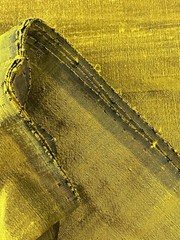 3.6 Yds Silk Shantung Dupioni Gold Fabric