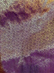 3.3 Yards Extra-Wide Art Silk Banarasi Brocade Fabric Magenta & Gold ~35″x 120″