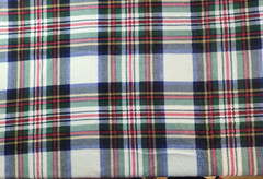 Anti pill plush Fleece Fabric 59″ wide X 1 yard plaid blue green red yellow