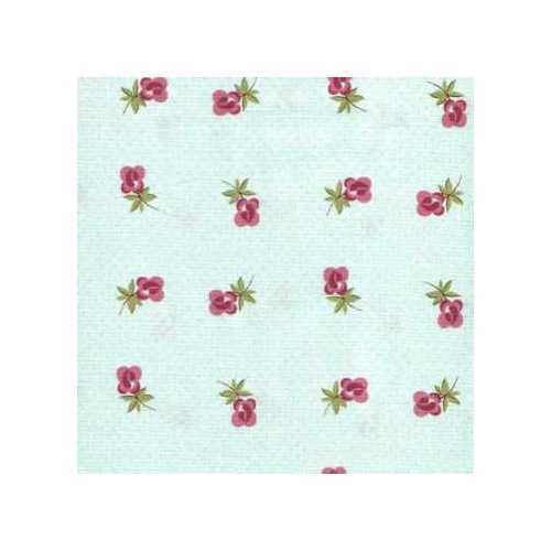 03389 Miniature Rose Mint – Cotton Quarter Yard
