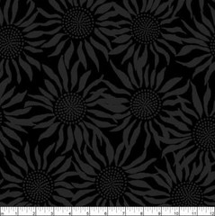 Henry Glass – Back In Black – Sunflowers – Black