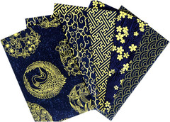 30Pcs Japanese Style Fabric Squares,8 Inchx10 Inch (20Cmx25Cm) Cotton Craft Fabr