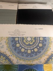 Richloom Fabrics Solarium Fabric Sample Polyester 12×13 64 Pcs Olefin 6×9 40 Pcs