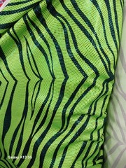1 yard 4 way stretch Spandex Swimwear And Halloween Costumes GreenTiger Hologram