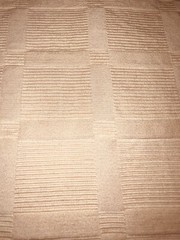 EUC 2pcs (4.8yd total X 54″) heavy cotton pink/peachy w/ “raised square” weave