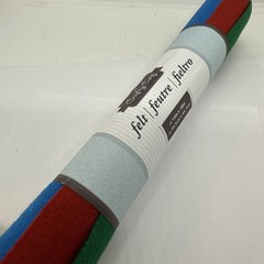 Multi Color Crafty Cuts Felt Crafting Projects 3 12×18” Green Red Blue