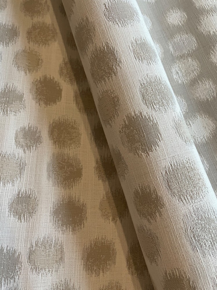 PERENNIALS INDOOR OUTDOOR FABRIC “BEBOP,” Chalk colorway, Sold by the Yard
